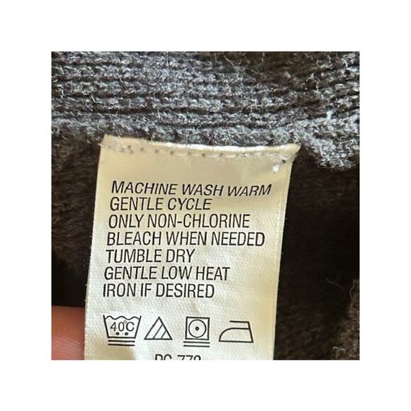 Arrow Full-Zip Sweater – Men’s Size Large – Cotton Knit – Gray - Picture 4 of 5